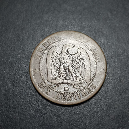 Escoines Koleksiyon 3996367e36faf1d1e3 1864 Fransa 10Centim İmparator Napolyon
