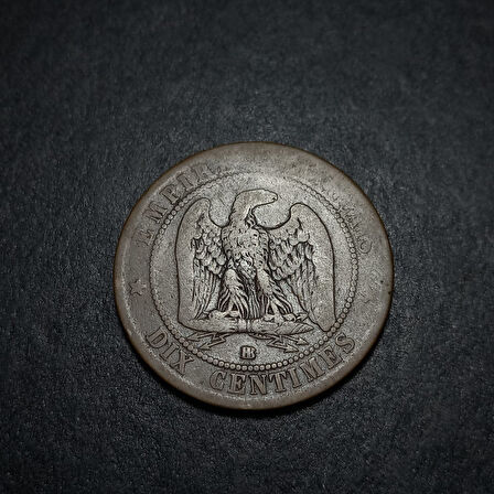Escoines Koleksiyon 3996367e36faf1d1e3 1864 Fransa 10Centim İmparator Napolyon