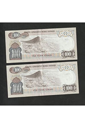 Escoines Koleksiyon 3996367e87cf88724e 6. Emisyon 100 Türk Lırası ça/çil H89 Eski kağıt para