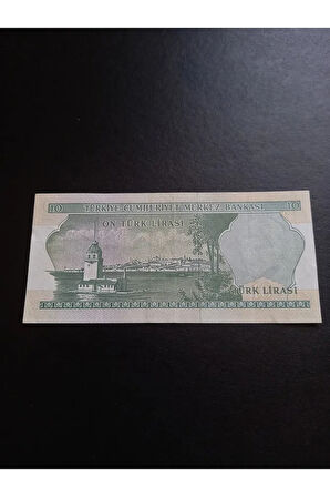 Escoines Koleksiyon 3996367e87e6e702cc 6.emisyon 10 Türk Lirası ÇT+/ÇÇT Baskı Mürekkep Hatalı Para