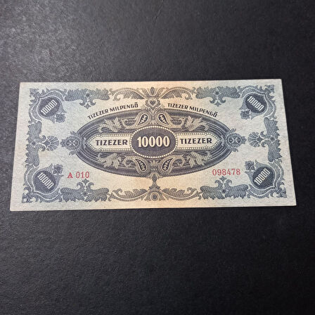 Escoines Koleksiyon 3996367f212ed08c44 A010-098478 10Bin pengo 1946 Macaristan CA+ kağıt eski para