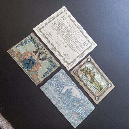 Escoines Koleksiyon 3996367f48a2cd0894 1918 - 1919 - 1920 Almanya Notgeld set ÇİL eski kağıt para