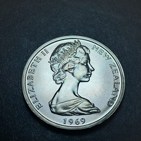Escoines Koleksiyon 3996367f90a3046d5e 50cent PROOF 1969 Yeni Zelanda eski yabancı madeni para