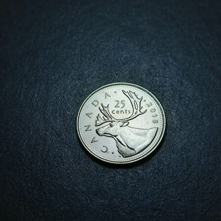 Escoines Koleksiyon 3996367fb953d006fe 2018 Kanada 25 Cent ÇİL Eski Yabancı Madeni Para