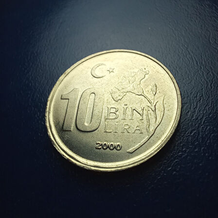 Escoines Koleksiyon 3996368014ac59e2c8 10.000 Lira 2000 ÇİL Eski Madeni Para