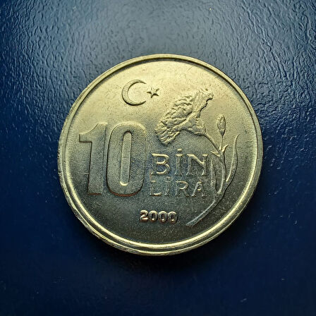 Escoines Koleksiyon 3996368014ac59e2c8 10.000 Lira 2000 ÇİL Eski Madeni Para