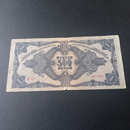 Escoines Koleksiyon 39963680c092881cc5 1945 Macaristan 500 Pengo TEMİZ/ÇT eski yabancı kağıt para