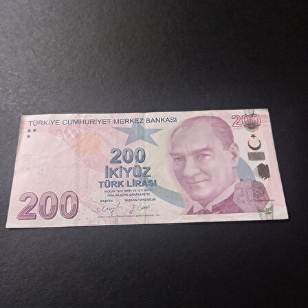 Escoines Koleksiyon 39963680c0f304db01 9.Emisyon 200Türk Lirası Güzel Numara F151 141141
