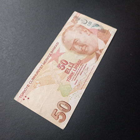 Escoines Koleksiyon 39963680c0f3c8658a 9.Emisyon 50Türk Lirası Güzel Numara C499 232232