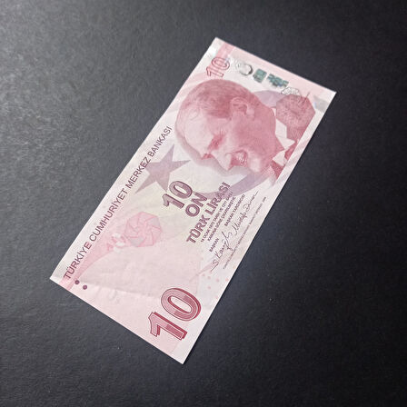 Escoines Koleksiyon 39963680c0f4254a15 9.Emisyon 10Türk Lirası Güzel Numara F377 404040
