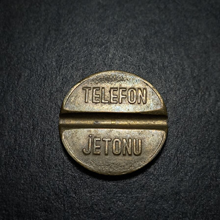 Escoines Koleksiyon 39963680d41703cbf1 PTT Telefon Jetonu Küçük Boy 1 ADET Gönderilcektir