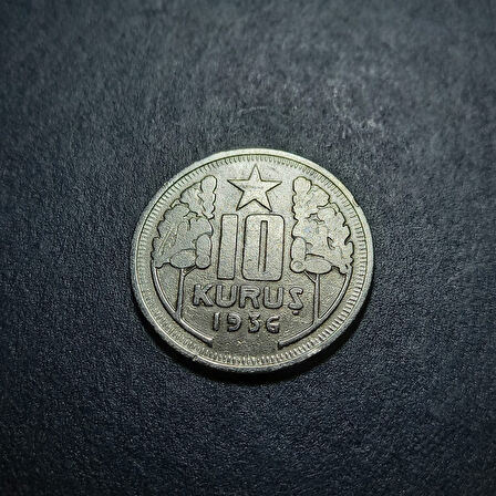 Escoines Koleksiyon 39963680e0f350e16d 1936 10Kuruş Nadir çıkar ÇÇT+ eski madeni para RR