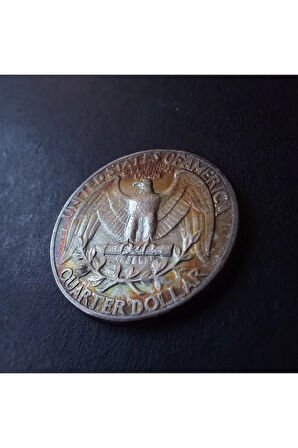 Escoines Koleksiyon 39963680e7f0112d27 1961 Amerika Quarter dollar GÜMÜŞ / PATİNALI / NADİR / ÇÇT
