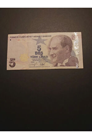 Escoines Koleksiyon 39963680eacced8f19 RADAR SERİ NUMARALI 5LİRA ÇT