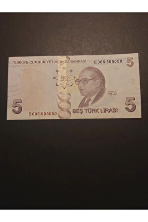 Escoines Koleksiyon 39963680eae6c1c5cb 5TL ÇÇT+ güzel numara TC kağıt para