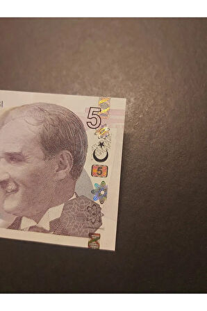 Escoines Koleksiyon 39963680eae6c1c5cb 5TL ÇÇT+ güzel numara TC kağıt para