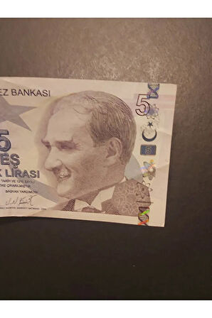 Escoines Koleksiyon 39963680eaf1b446e2 5TL güzel numara ÇÇT TC kağıt para