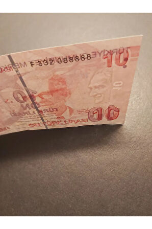 Escoines Koleksiyon 39963680eb01aebe55 10TL güzel numara ççt TC kağıt para