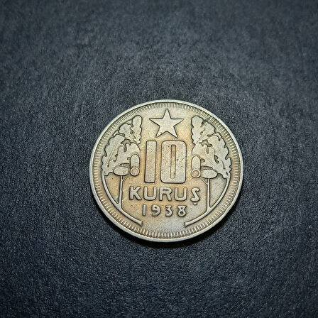 Escoines Koleksiyon 3996368168c43a9393 (1938) 10Kuruş 1938 ÇÇT+/CA eski madeni para