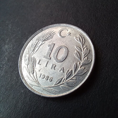 Escoines Koleksiyon 399636817d71ec3470 1986 10lira ÇA+ eski madeni para