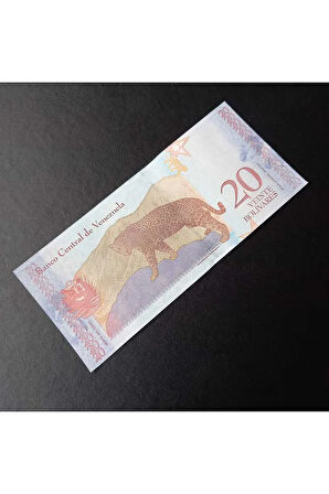 Escoines Koleksiyon 39963682a2fef87aef Venezuela 20 bolivar ÇİL Eski Kağıt Para