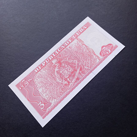 Escoines Koleksiyon 399636834d054ec690 2005 Küba 3 pesos ÇİL eski yabancı kağıt para