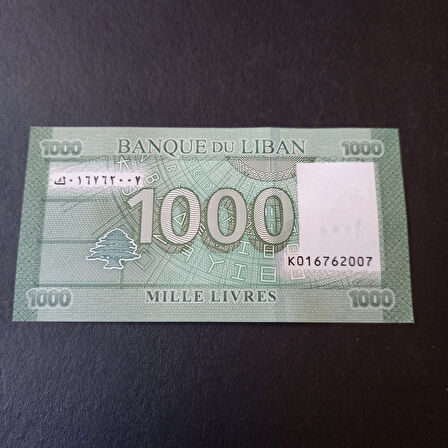 Escoines Koleksiyon 39963683f538d76ba2 Lübnan 1000 livres Çil Eski yabancı kağıt para