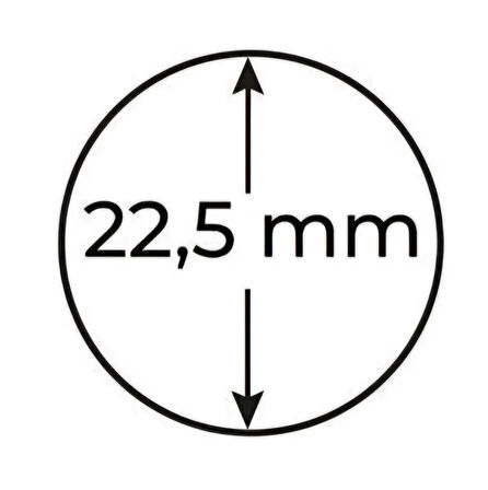 Escoines Koleksiyon 3996368437fab36ceb 5 ADET Yapışkansız Karton Kapama 22,5mm Madeni Para Kapaması