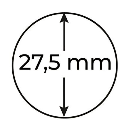 Escoines Koleksiyon 3996368437fade709b Yapışkansız Karton Kapama 5 ADET 27,5 mm Madeni Para Kapaması