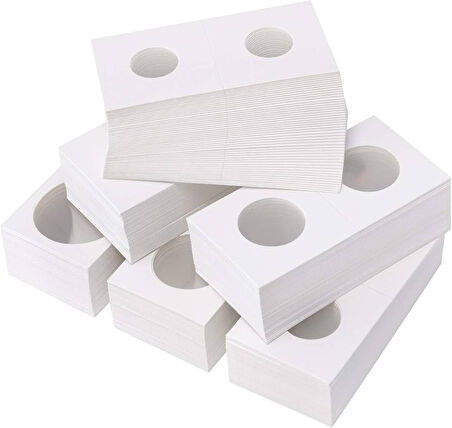Escoines Koleksiyon 3996368437fade709b Yapışkansız Karton Kapama 5 ADET 27,5 mm Madeni Para Kapaması