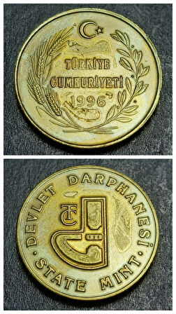 Escoines Koleksiyon 399636856fef565a4f Darphane Setinden Çıkma 1996 Darphane jetonu