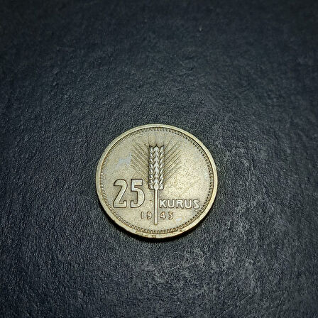 Escoines Koleksiyon 39963685701d88a916 Darphane Setinden Çıkma 1945 25Kuruş Eski Madeni Para