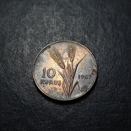 Escoines Koleksiyon 39963687343d506eff 10 Kuruş 1967 Eski Madeni Para