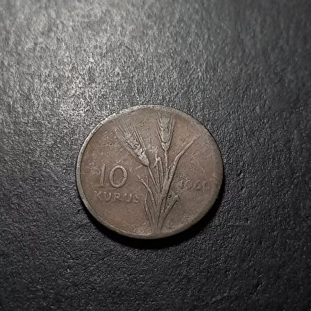 Escoines 39963687345598ba50 10 Kuruş 1960 Bronz Para