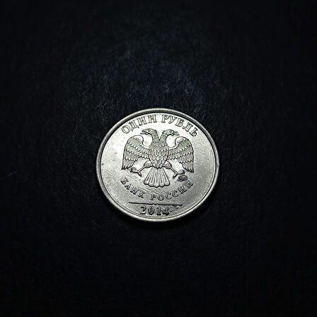 Escoines Koleksiyon 39963687eabd64ab23 2014 Rusya 1ruble CA Eski Yabancı Madeni Para