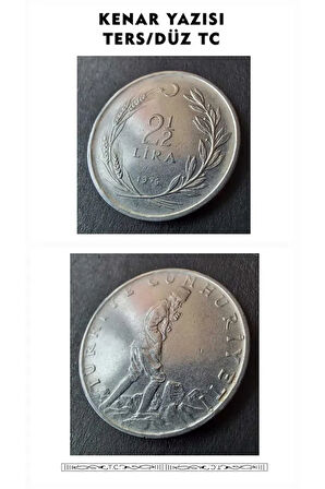 Escoines Koleksiyon 39963687fb9ff17992 1976 akmonital ters/düz tc kayıtlı hata ÇÇT+ eski madeni para