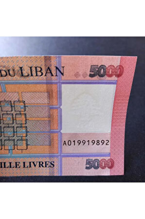 Escoines 39963688916832d72b Lübnan 5000 livres çil eski para