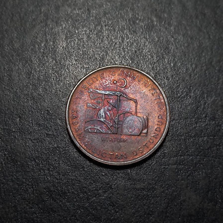 Escoines 39963688998cec7c40 FAO 10Kuruş 1971 “Saban Kılıçtan Üstündür” ÇA Bakır Para