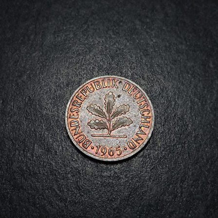Escoines 39963688a9dff9aff7 1966 D Almanya 2 Pfennig Bronz çt+ Para