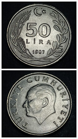 Escoines 39963688b54d01ac80 1987 50Lira çil Para