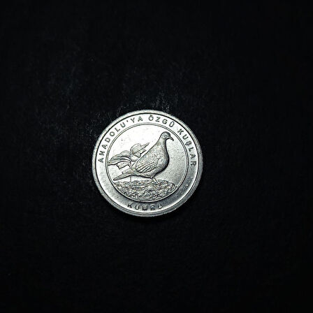 Escoines 399636894944a8e000 2020 Anadolu'ya Özgü Kuşlar Serisi KUMRU 1 Kuruş ÇİL Para