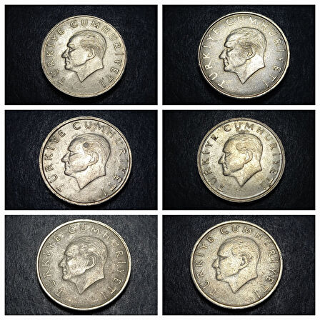 Escoines 39963689923c70bbe1 1995 1996 1997 1998 1999 2000 10bin lira para