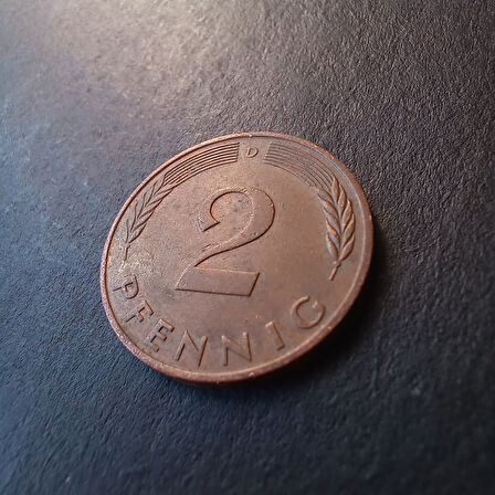 Escoines 39963689a7103caafa 1991 D Almanya 2Pfennig ÇÇT para