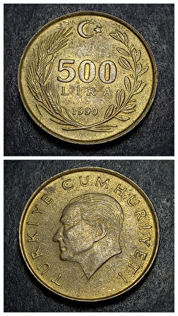 Escoines 3996368ab8da6dd295 1990 500lira çt para