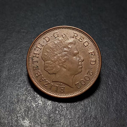 Escoines 3996368af49577cfd4 2002 two pence İngiliz sterlini 2 peni Bakır kaplamalı çelik ççt+ para