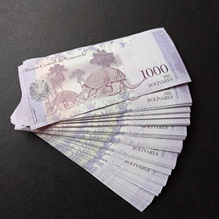 Escoines 3996368bcdc2767bcf 2017 Venezuela 1000 Bolivar Çil 1 Deste 100Adet para