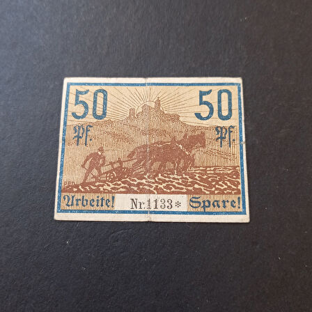 Escoines 3996368c2aff880449 1919/1920 Almanya Fünfizg pfennig Notgeld haliyle para