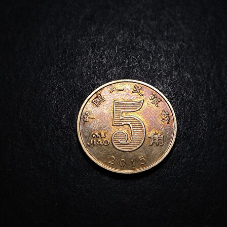 Escoines Koleksiyon 3996368dda65aba026 2015 Çin 5 Jiao ÇT/ÇÇT eski yabancı madeni para