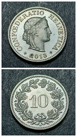 Escoines 3996368de3c7c4e0fe 2013 İsviçre 10 Rappen B ÇİL Para