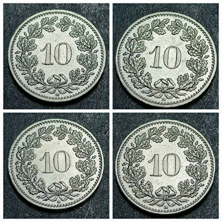 Escoines 3996368de3c817b43e 2011/2012/2013/2014 İsviçre 10Rappen B ÇA/ÇİL Para